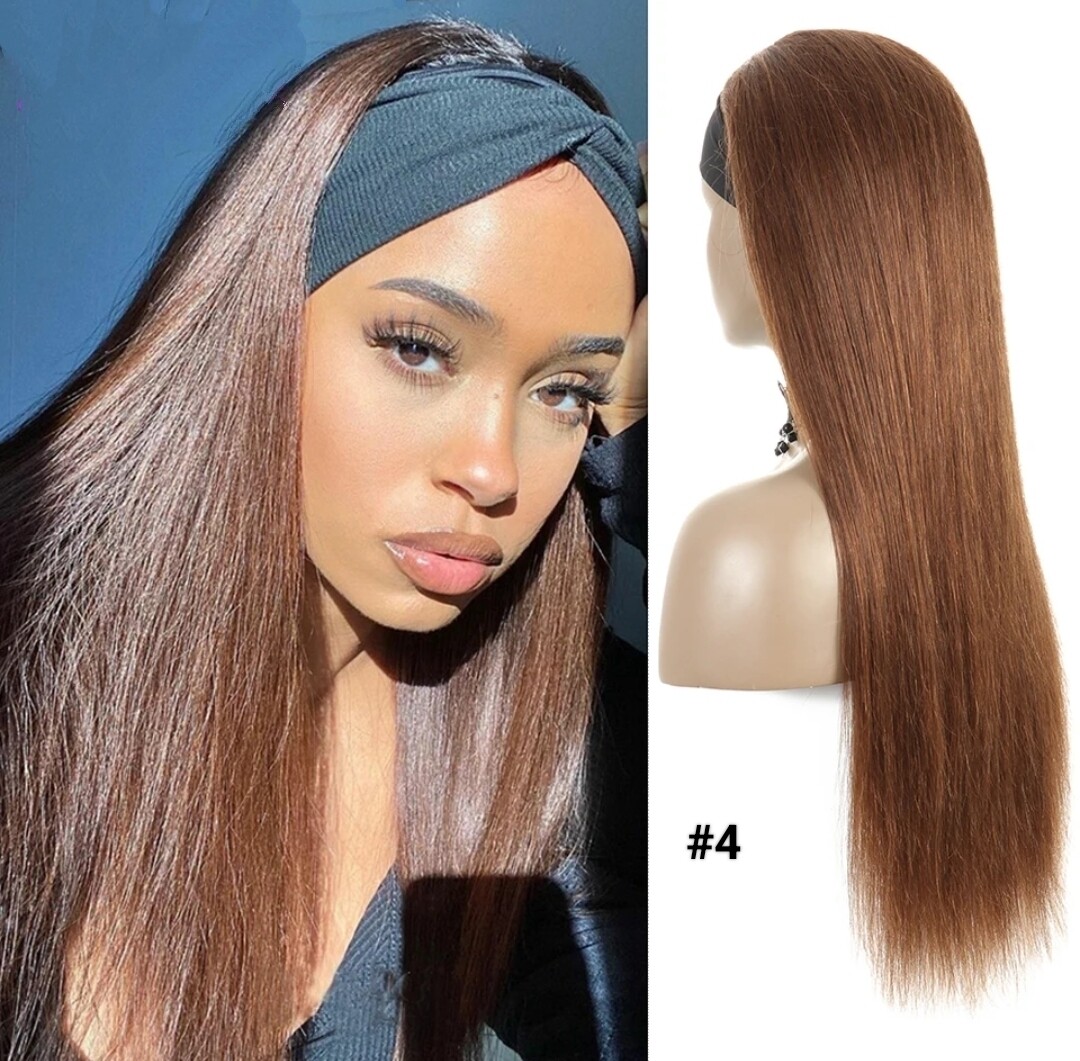Juniper Headband Wig | Auburn Human Hair