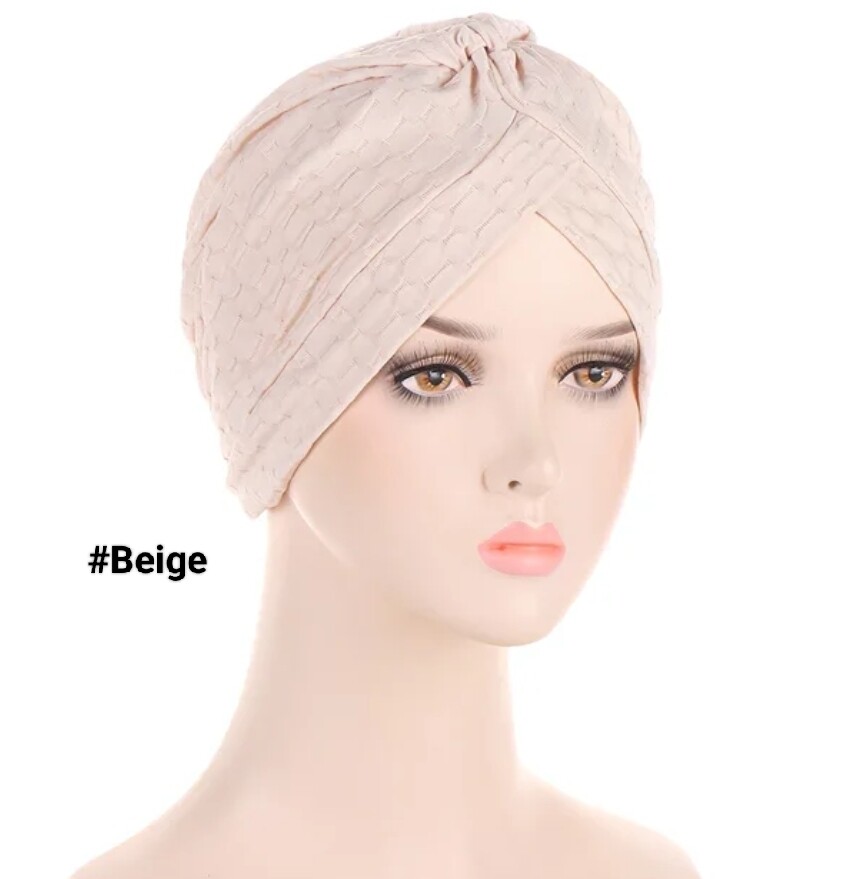 ELEGANT TEXTURED TURBAN