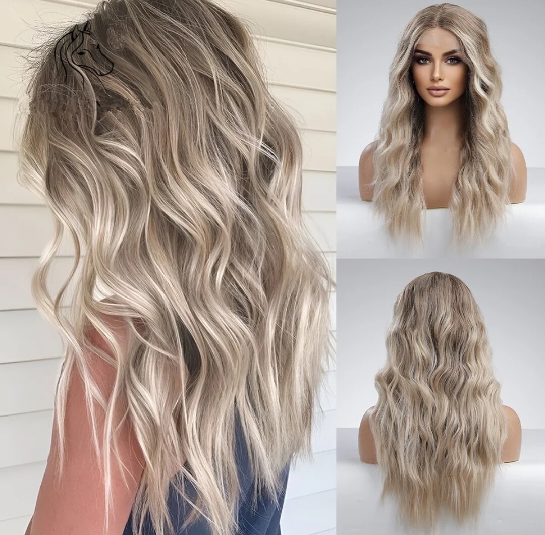 Peta Wig | Blonde Mix Brown Lace Front