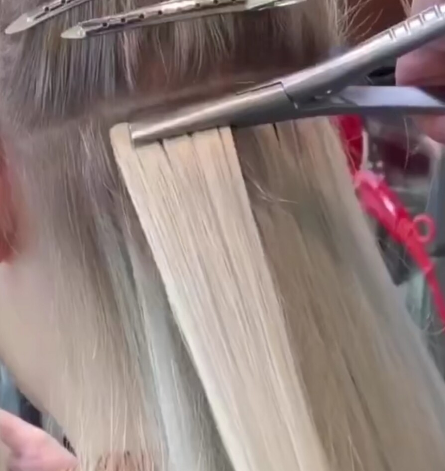 TAPE IN HAIR EXTENSION MAINTENANCE