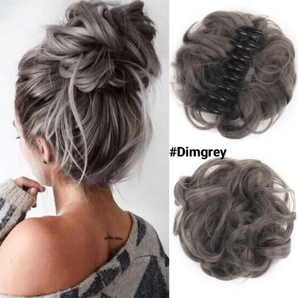 CLAW ON SYNTHETIC HAIR MESSY BUN