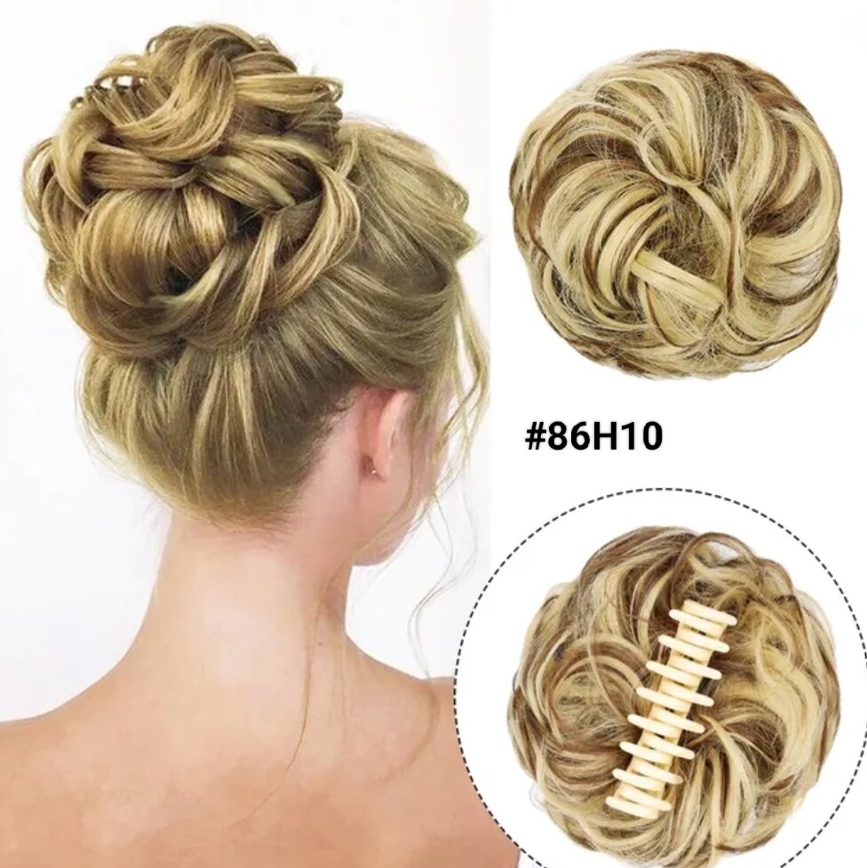 CLAW ON SYNTHETIC HAIR MESSY BUN