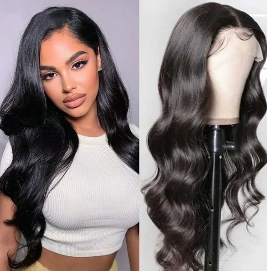 Raywin Wig | Natural Black Free Part Lace Front