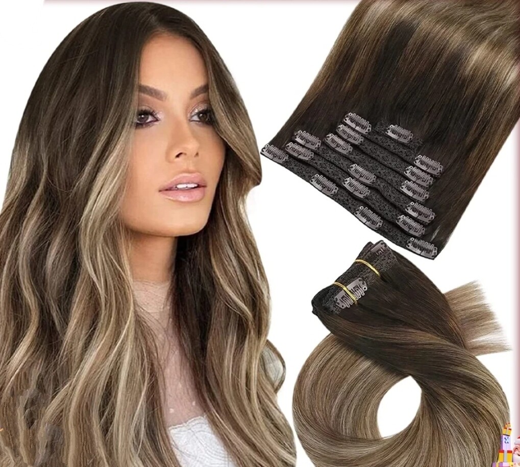 LUXURY CLIP IN HAIR EXTENSIONS