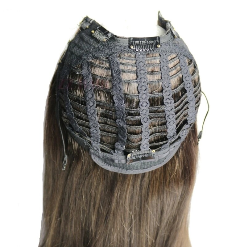 Sersha | U Part Clip In Wig | Ash Brown 
