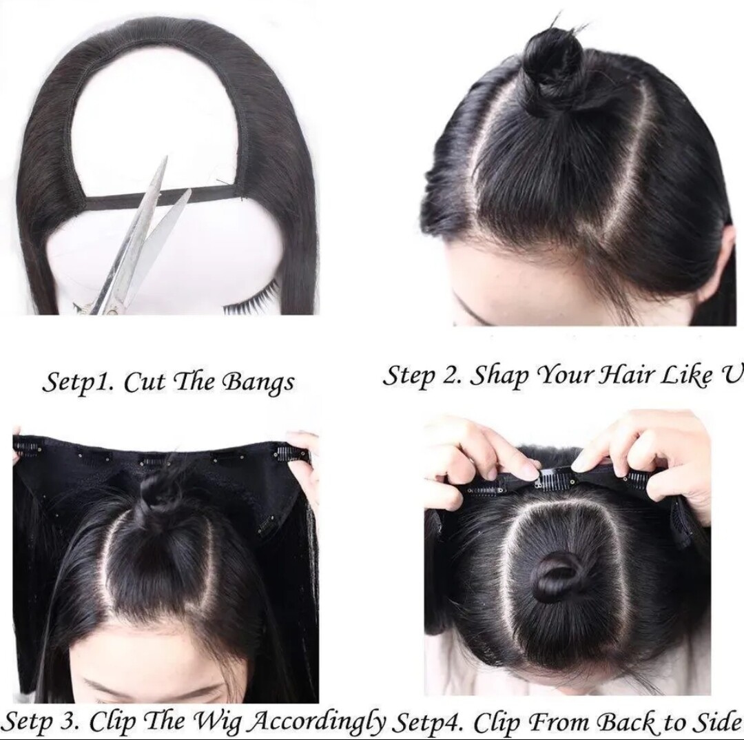 Sersha | U Part Clip In Wig | Ash Brown 