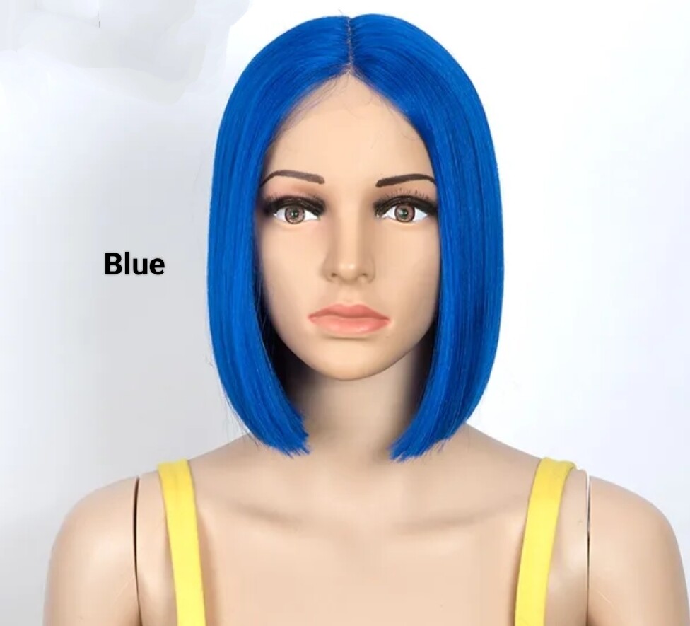 Cosplay Wigs | Blunt Coloured Lace Front Bobs