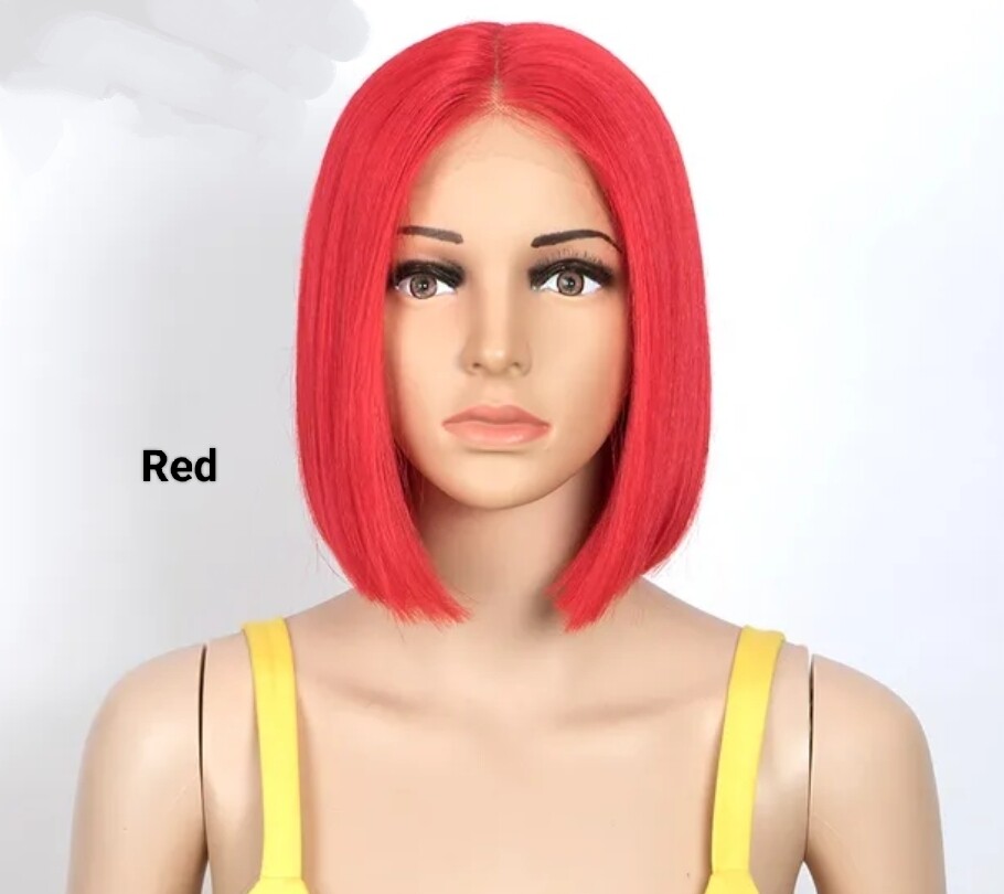 Cosplay Wigs | Blunt Coloured Lace Front Bobs