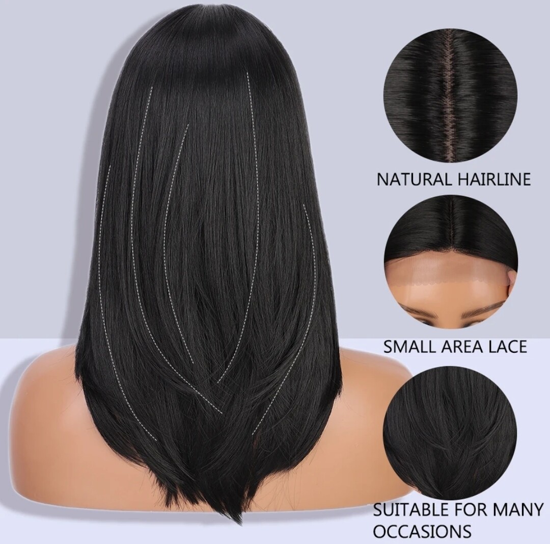 Julia Wig | Jet Black Free Part Lace Front 