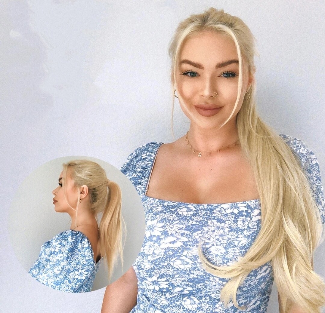 DRAWSTRING PONYTAIL EXTENSION STRAIGHT SYNTHETIC HAIR 26&quot;