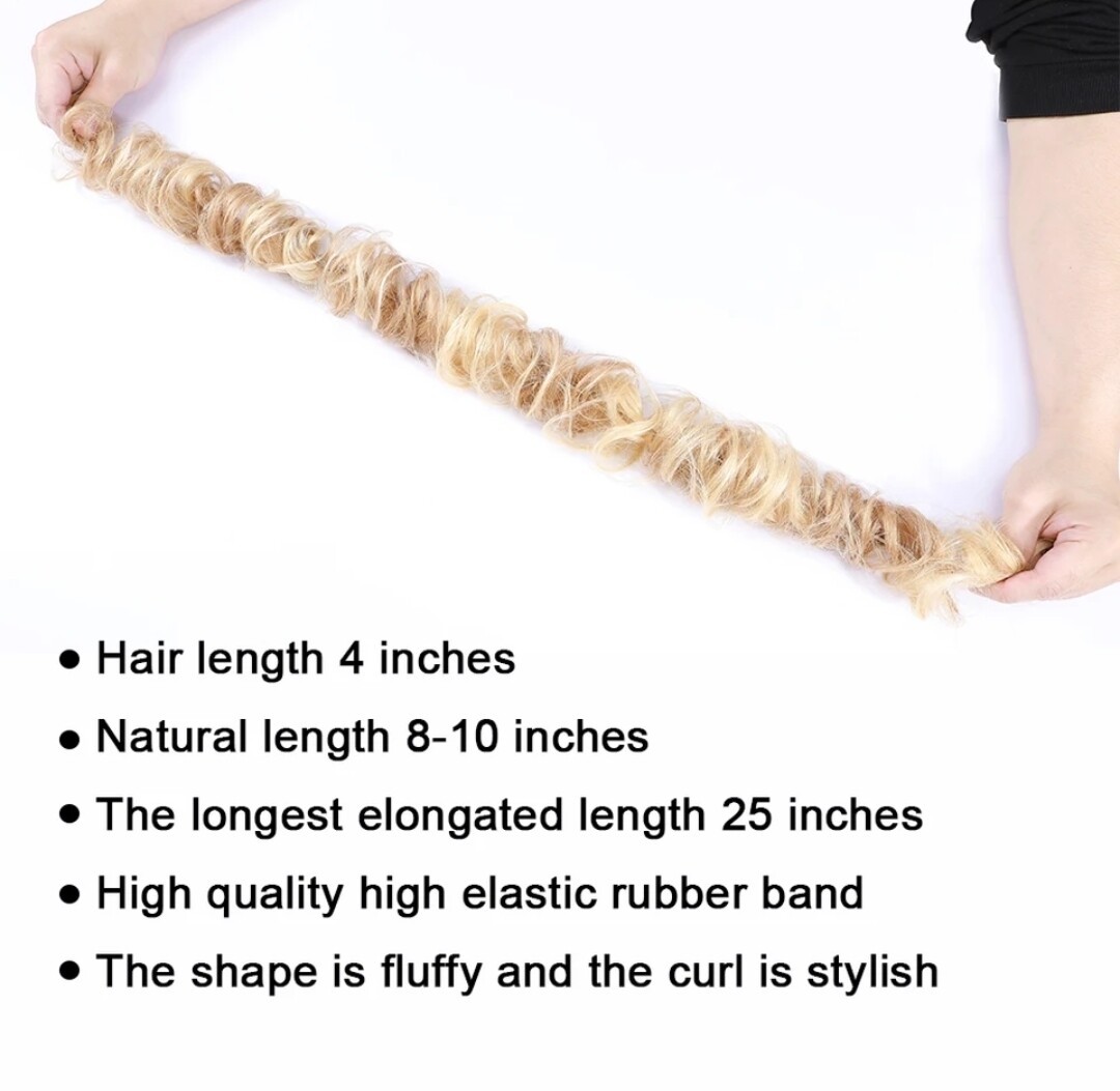 SCRUNCHIE HUMAN HAIR 