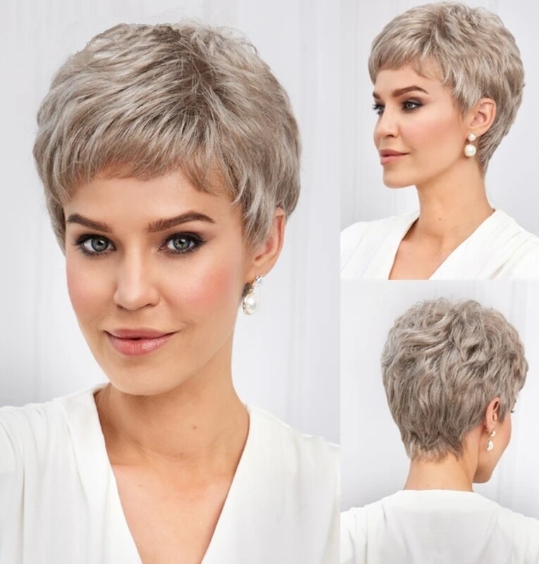 Lucia Wig | Ash Blonde 50% Human Hair Blend