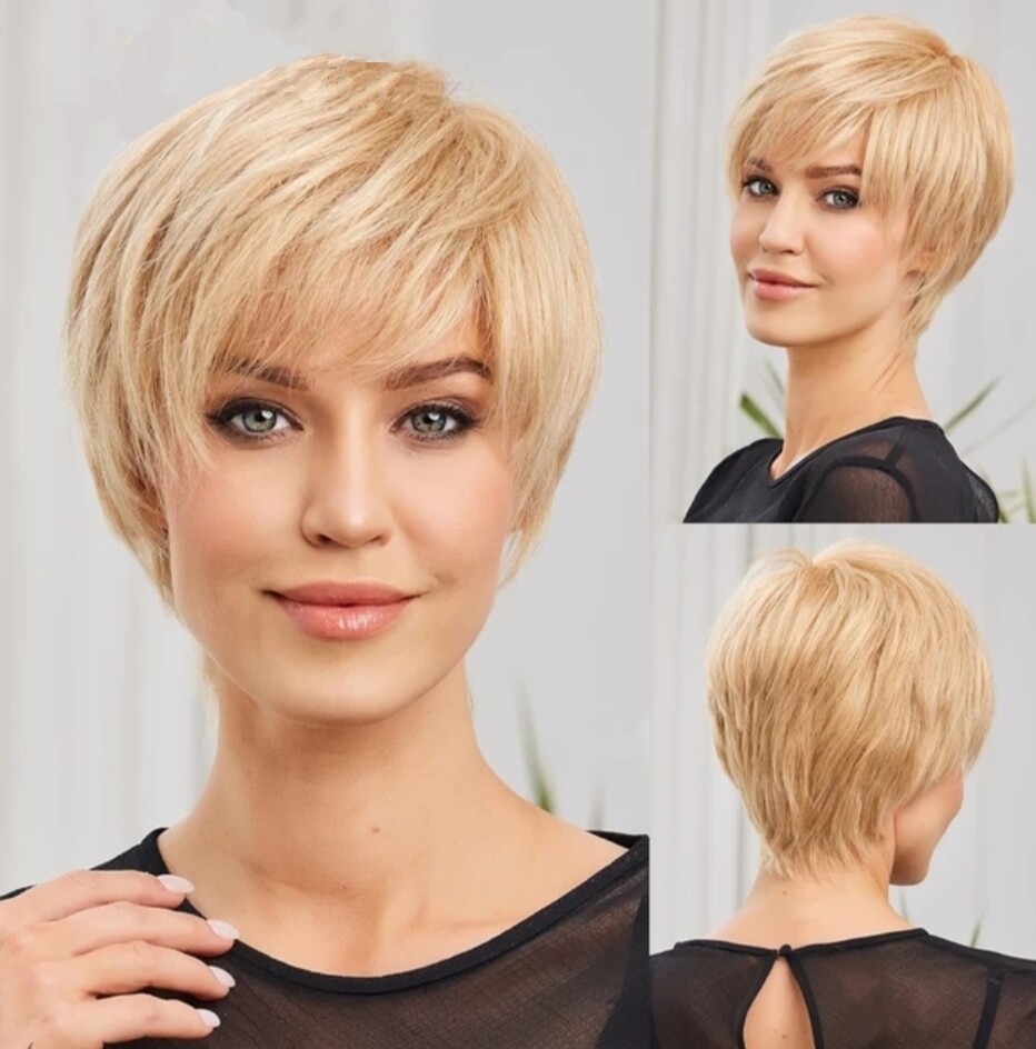 Angelique Wig | Strawberry Blonde Ombre Human Hair