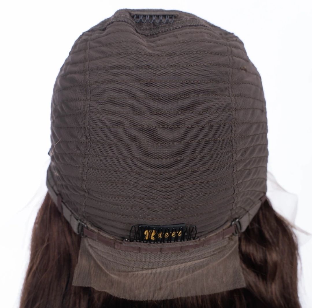 Jadzea Wig | Medium Brown Free Part Lace Front