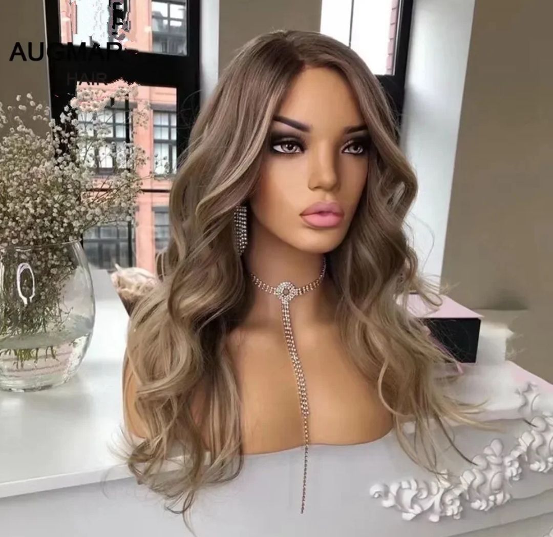Larissa Wig | Streaky Ash Blonde Human Hair Lace Front