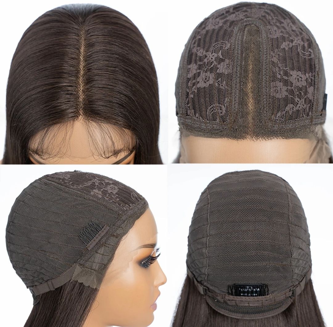 Ayla Wig | Dark Brown Highlights Lace Front 