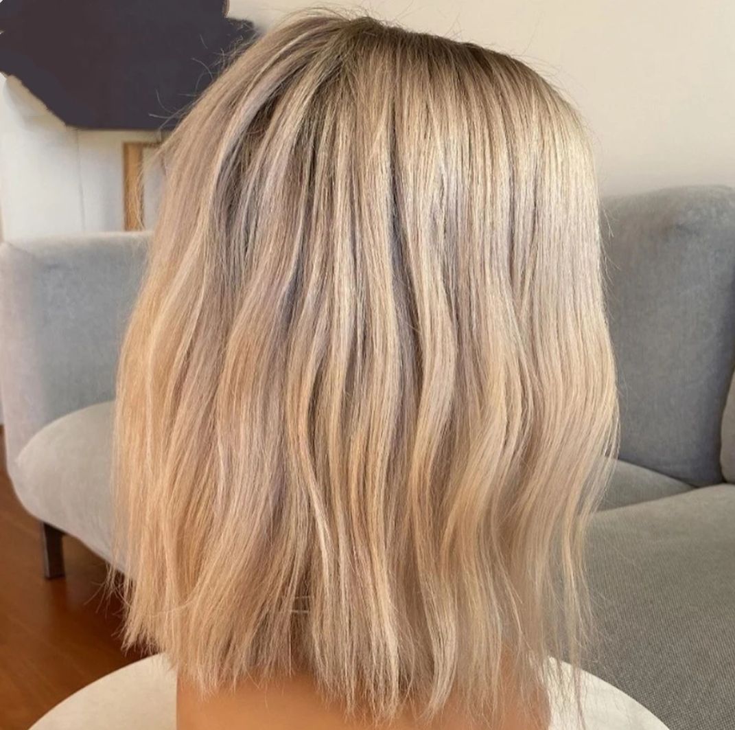 Ashley Wig | Creamy Blonde Ombre Human Hair Lace Front