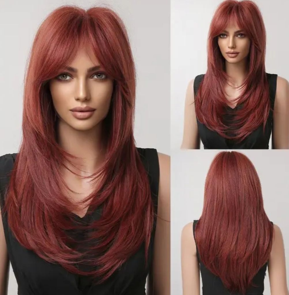 Leslie Wig | Bright Copper Layered