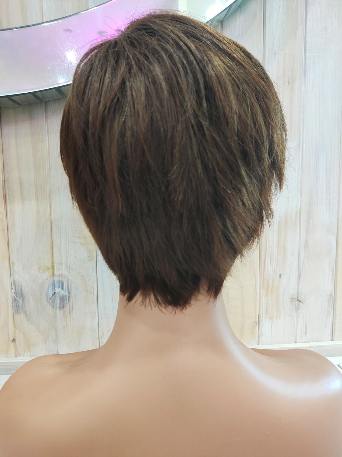 Krystelle Wig | Medium Brown Human Hair Blend 