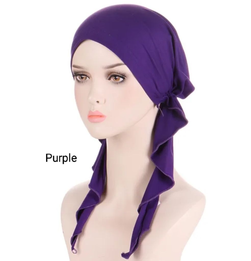 TIE BACK COMFY CASUAL TURBAN