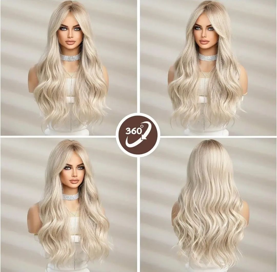 Charlotte Wig | Platinum Blonde Balayage