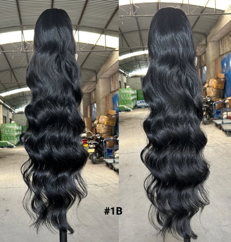 DRAWSTRING PONYTAIL EXTENSION WAVY SYNTHETIC HAIR 30&quot;