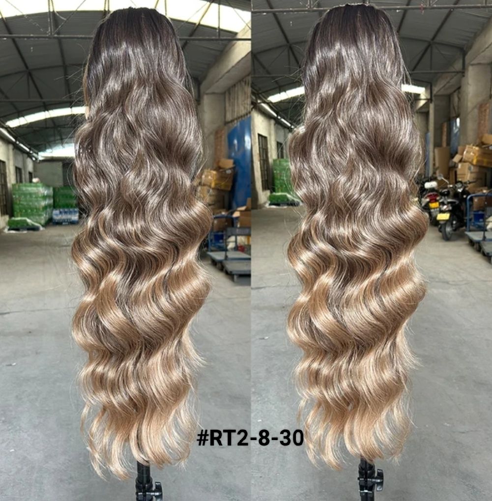 DRAWSTRING PONYTAIL EXTENSION WAVY SYNTHETIC HAIR 30&quot;