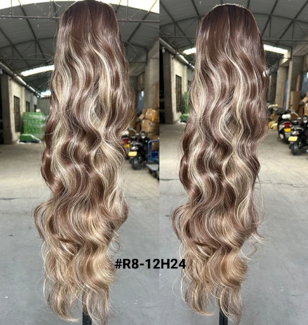 DRAWSTRING PONYTAIL EXTENSION WAVY SYNTHETIC HAIR 30&quot;