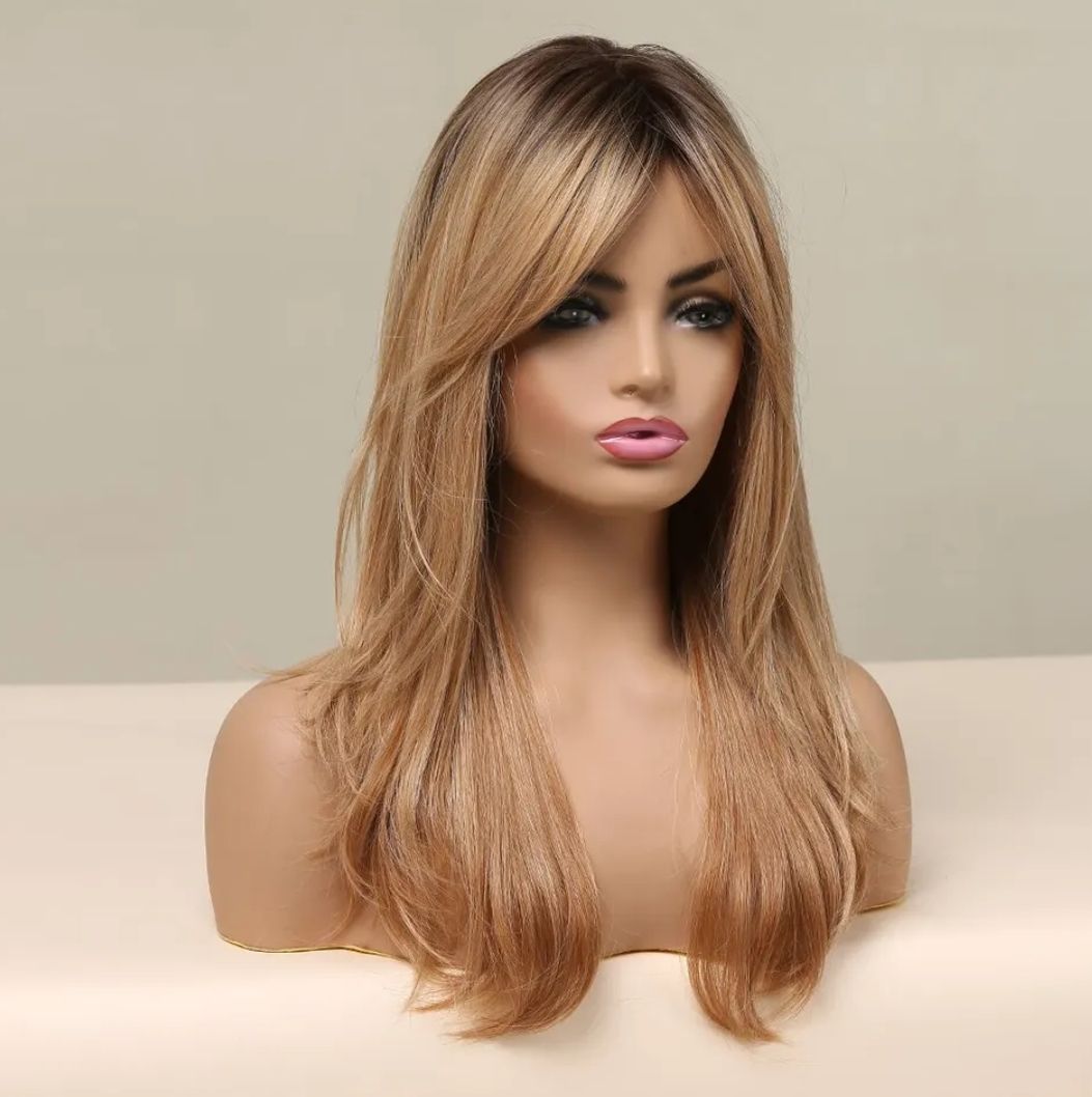 Peggy Wig | Honey Balayage Layered