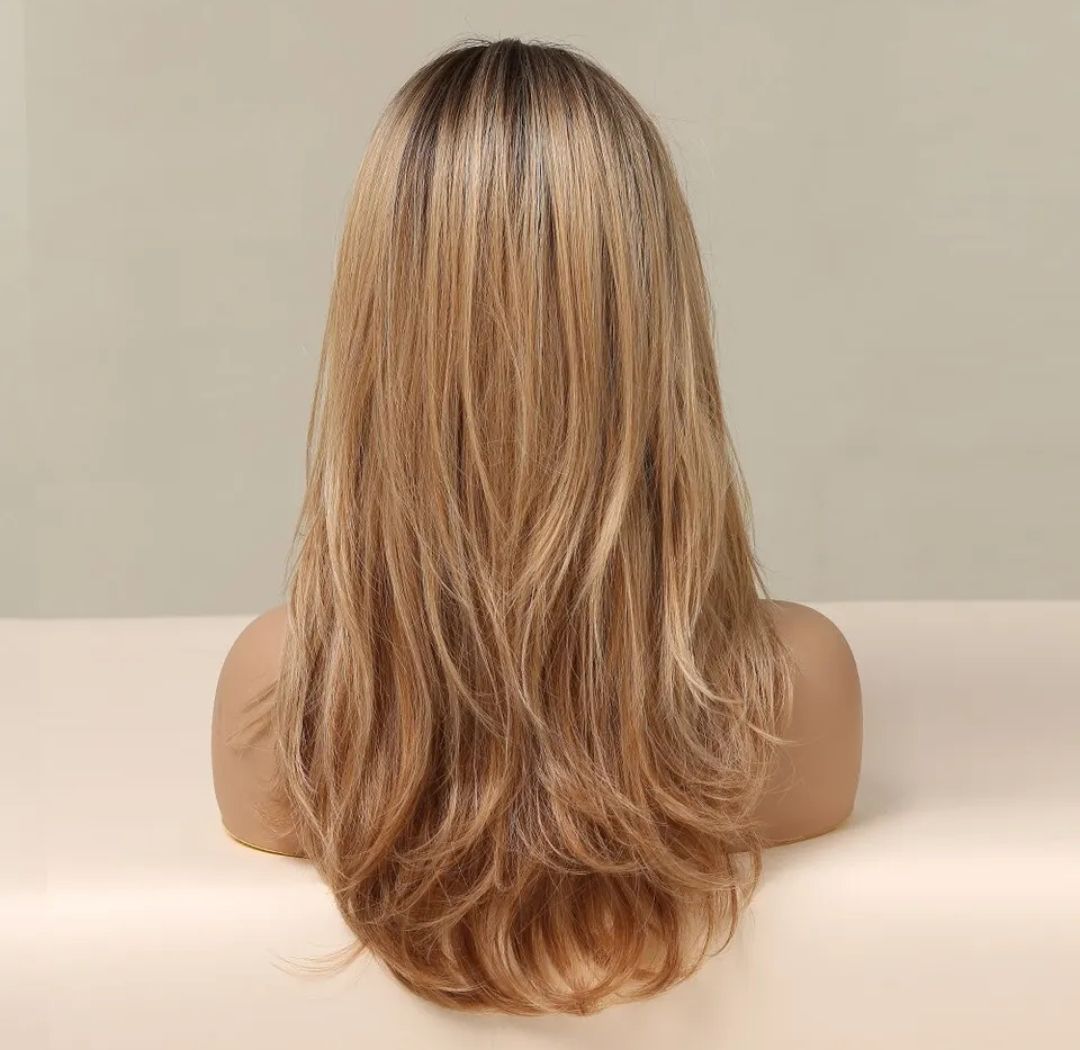 Peggy Wig | Honey Balayage Layered