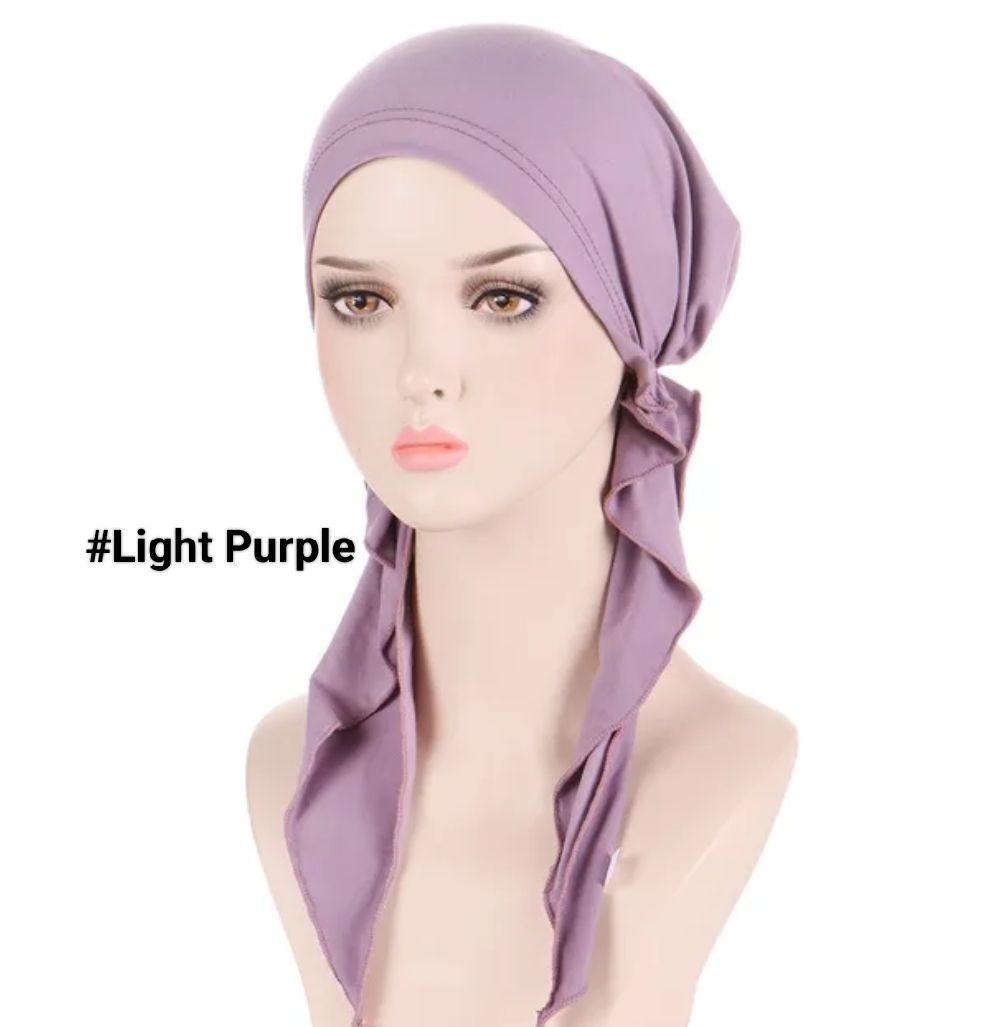 TIE BACK COMFY CASUAL TURBAN