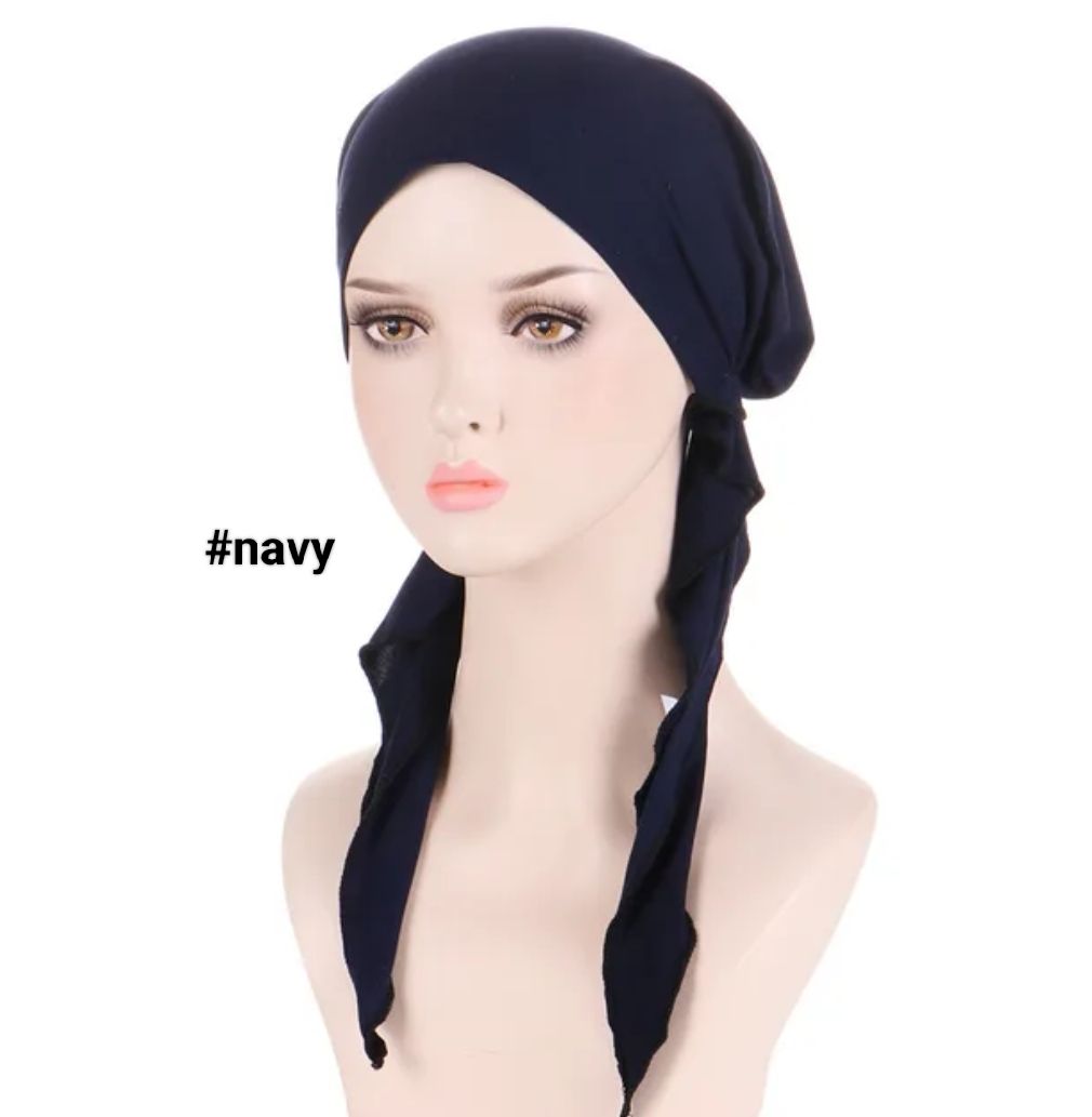 TIE BACK COMFY CASUAL TURBAN