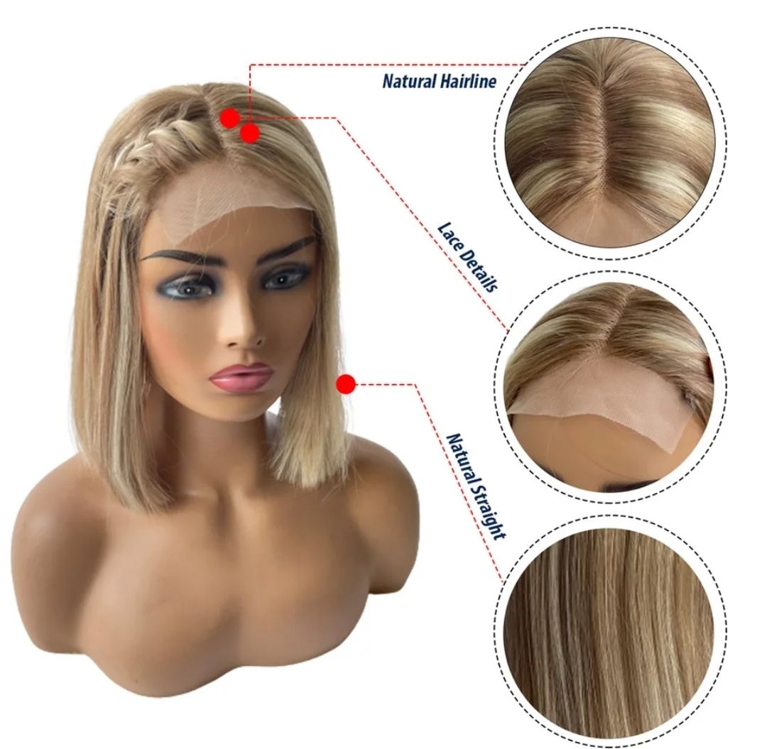 Tatum Wig | Creamy Blonde Human Hair Lace Front