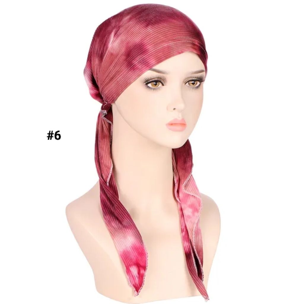 TIE BACK COMFY CASUAL TURBAN