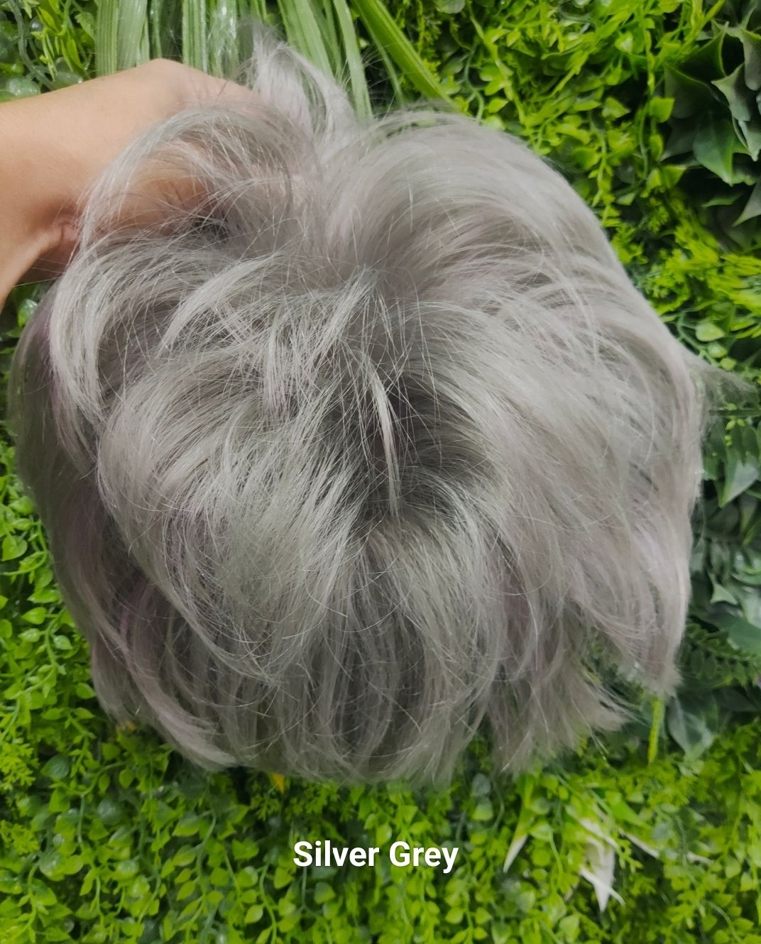 HUMAN HAIR TOPPER Fringe | PU Base 12x12cm