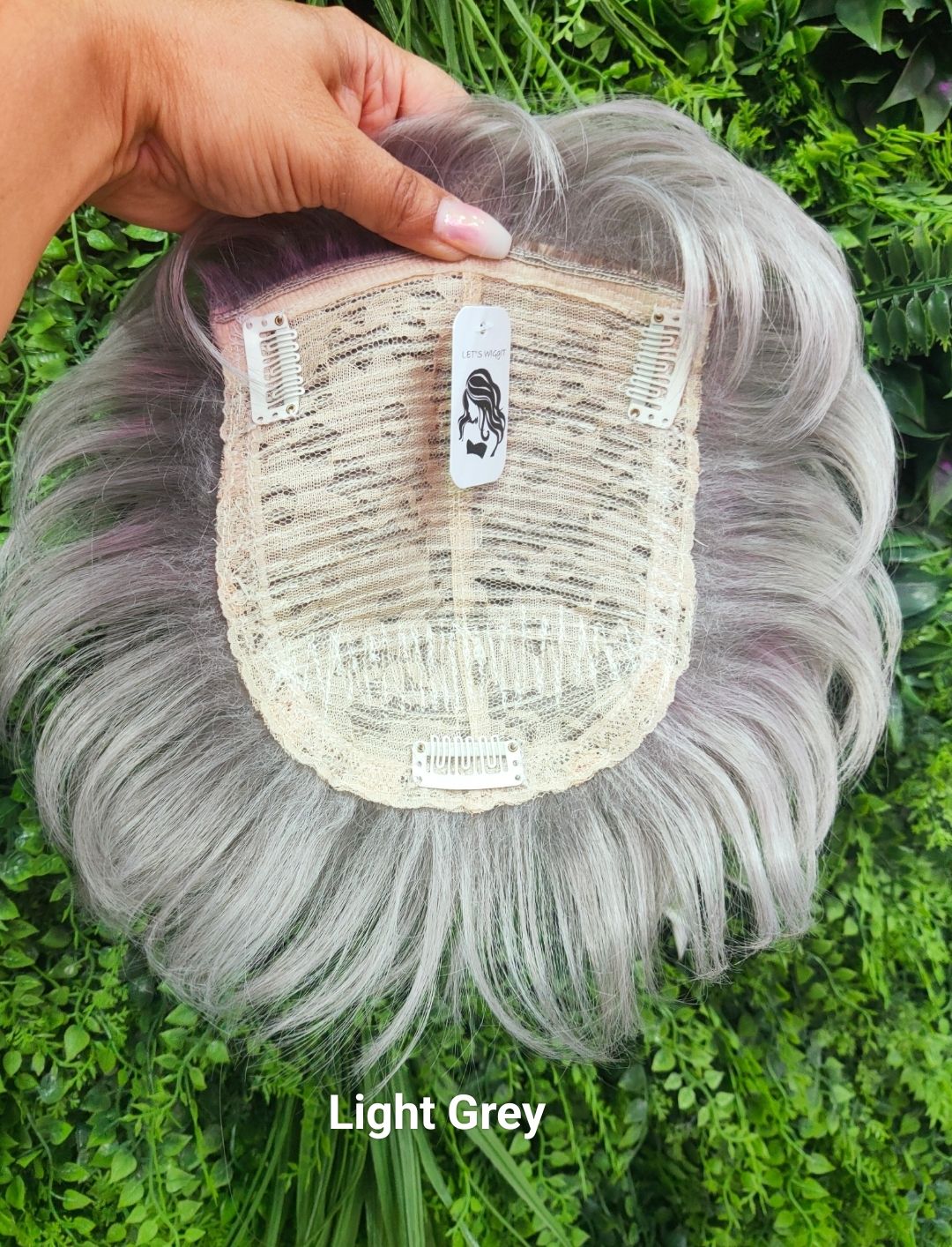 HUMAN HAIR TOPPER Fringe | PU Base 12x12cm