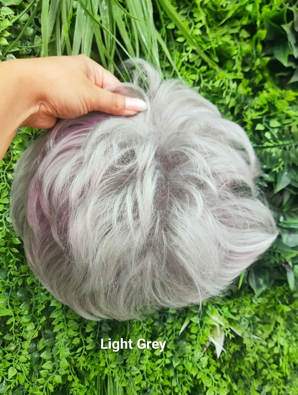HUMAN HAIR TOPPER Fringe | PU Base 12x12cm