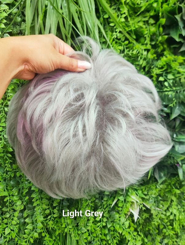 HUMAN HAIR TOPPER Fringe | PU Base 12x12cm