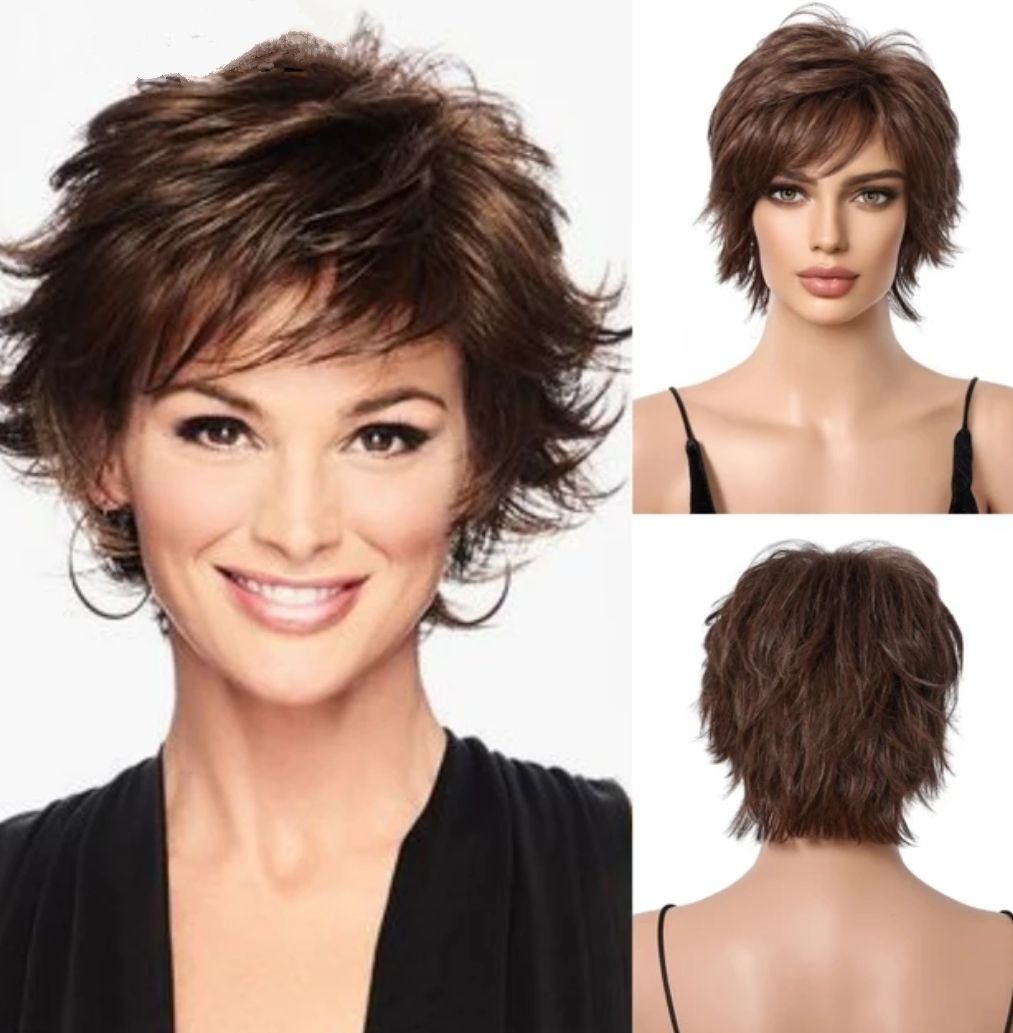 Alexandra Wig | Dark Brown Human Hair 50% Blend