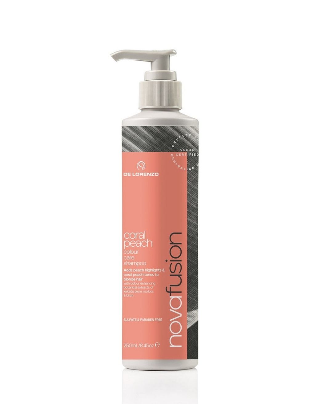 de lorenzo novafusion coral peach SHAMPOO 250ml