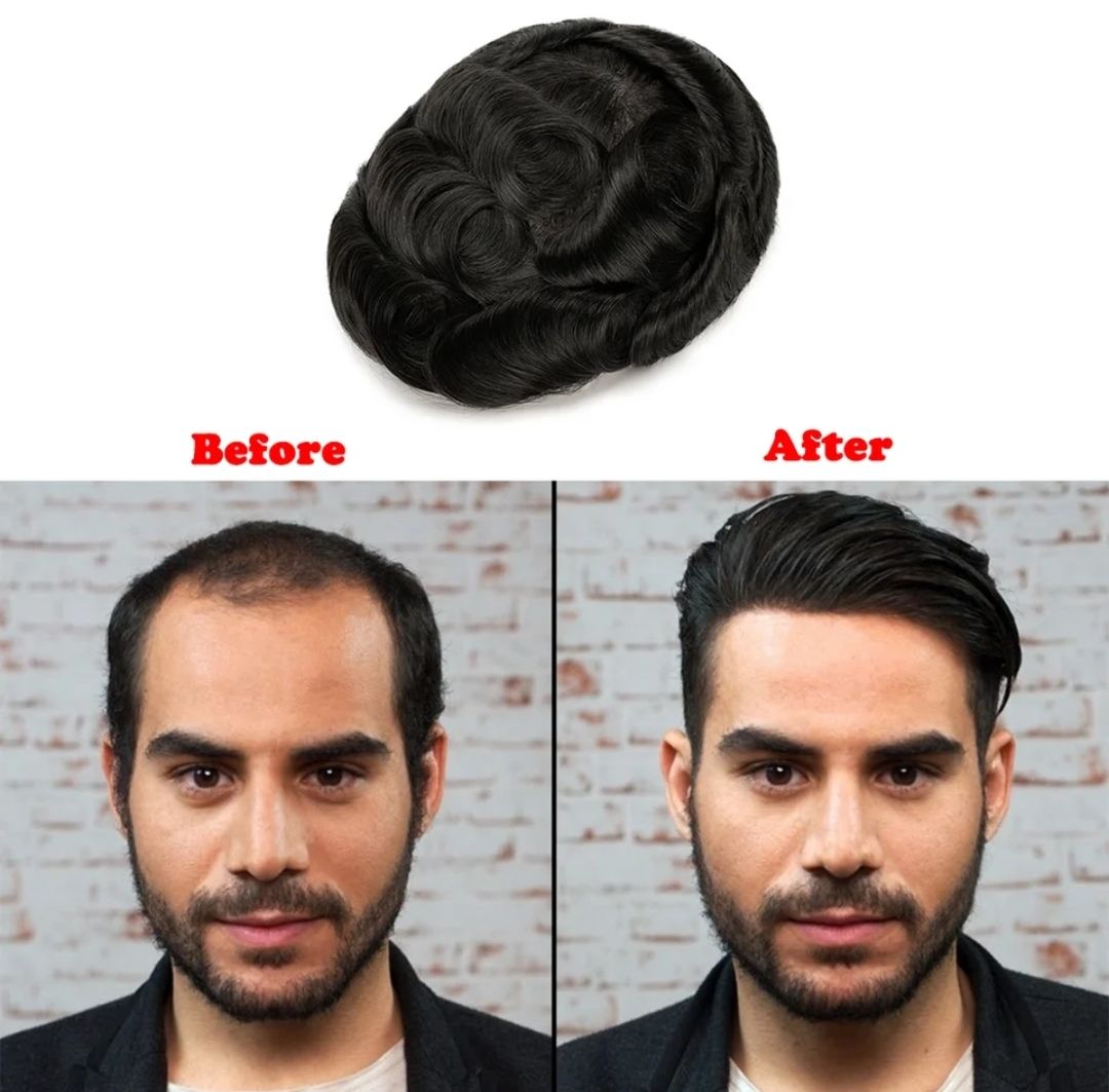 JAMES | MENS TOUPEE HAIR SYSTEM THIN SKIN