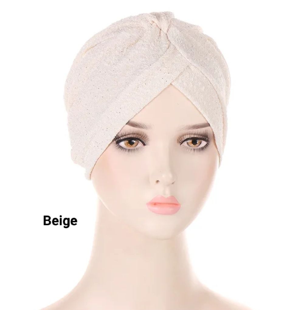 EVENING GLITTER TURBAN