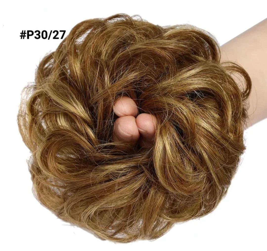 SCRUNCHIE HUMAN HAIR BUN