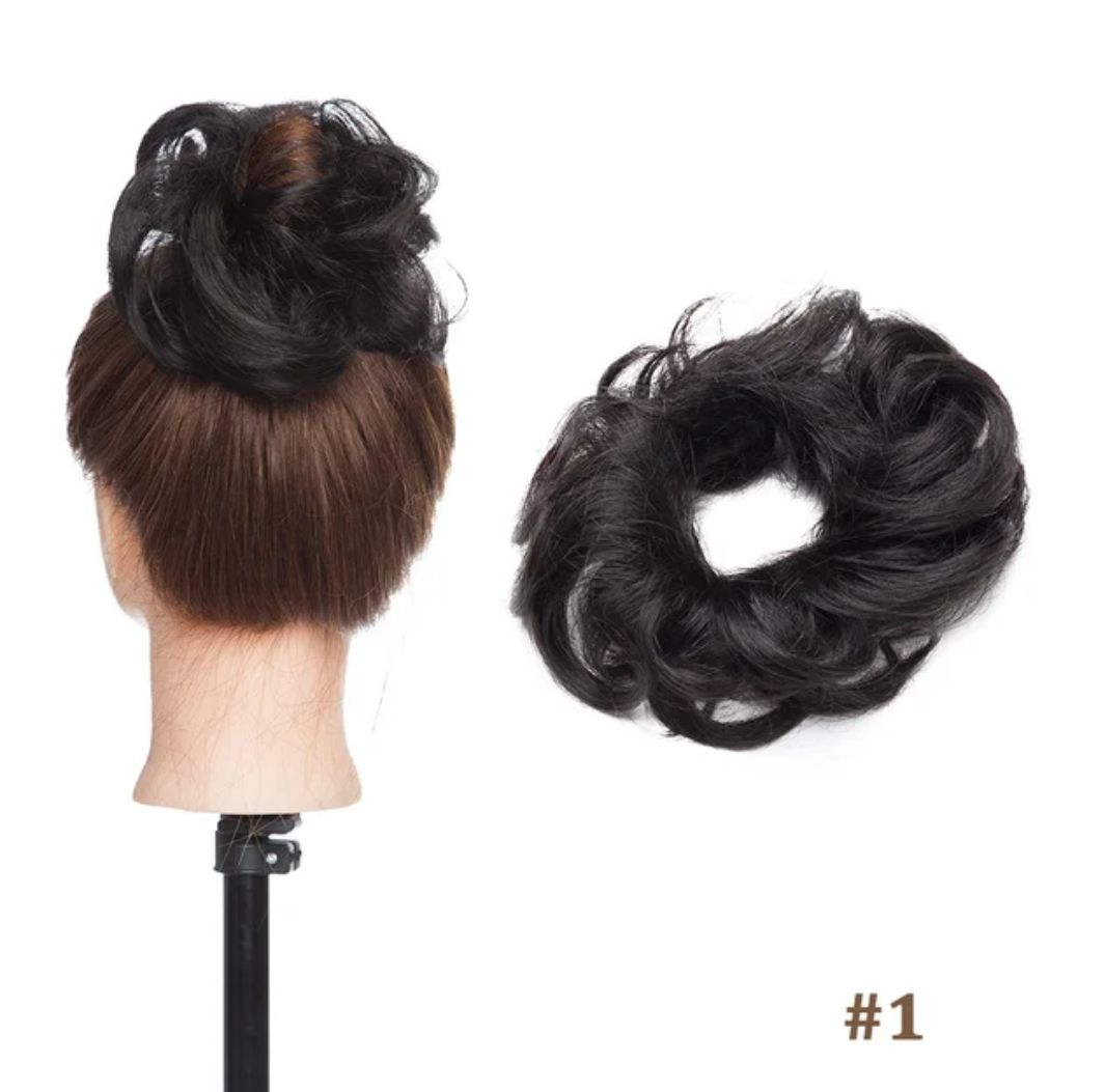 SCRUNCHIE HUMAN HAIR BUN