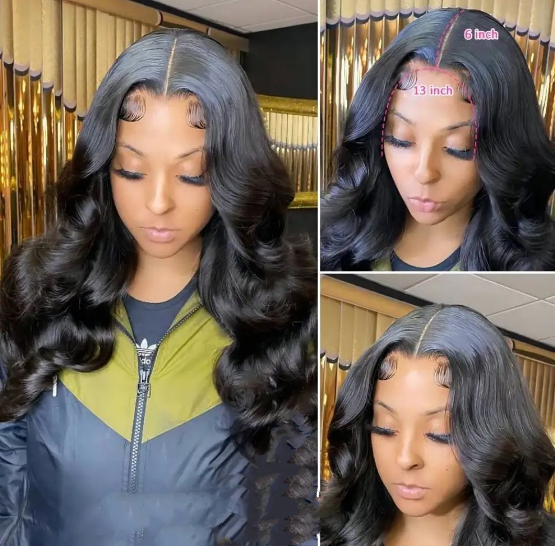 Hazel Wig | Natural Black Human Hair Lace Front 