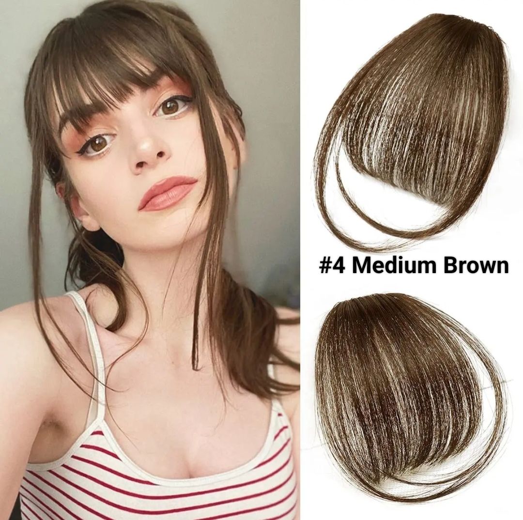 CLIP IN FRINGE EXTENSION HUMAN HAIR