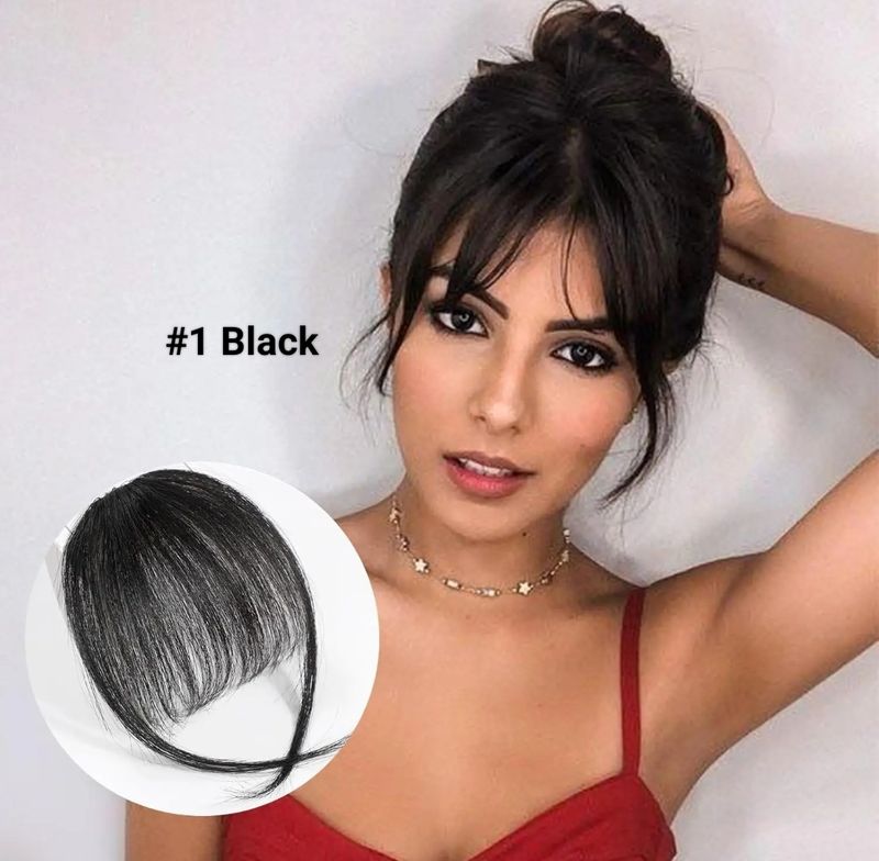 CLIP IN FRINGE EXTENSION HUMAN HAIR