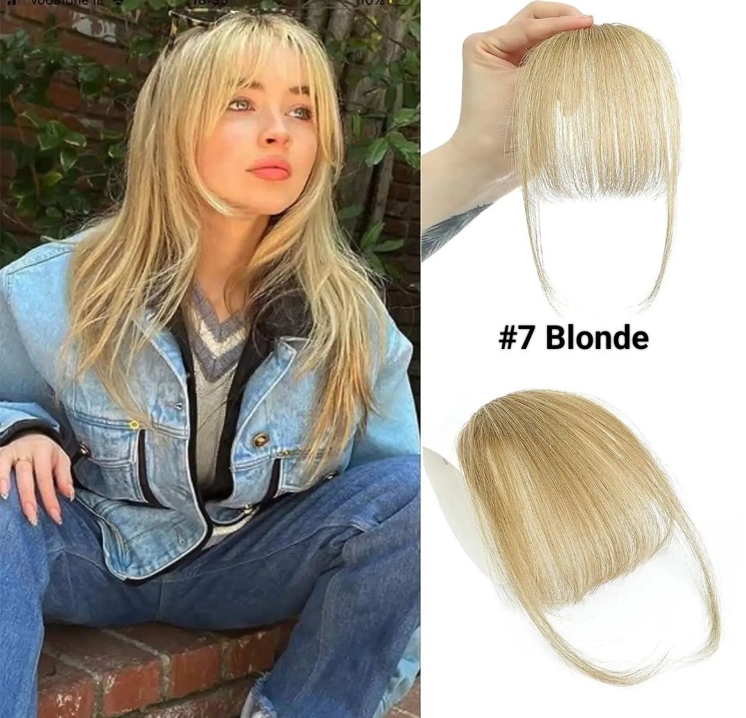 CLIP IN FRINGE EXTENSION HUMAN HAIR