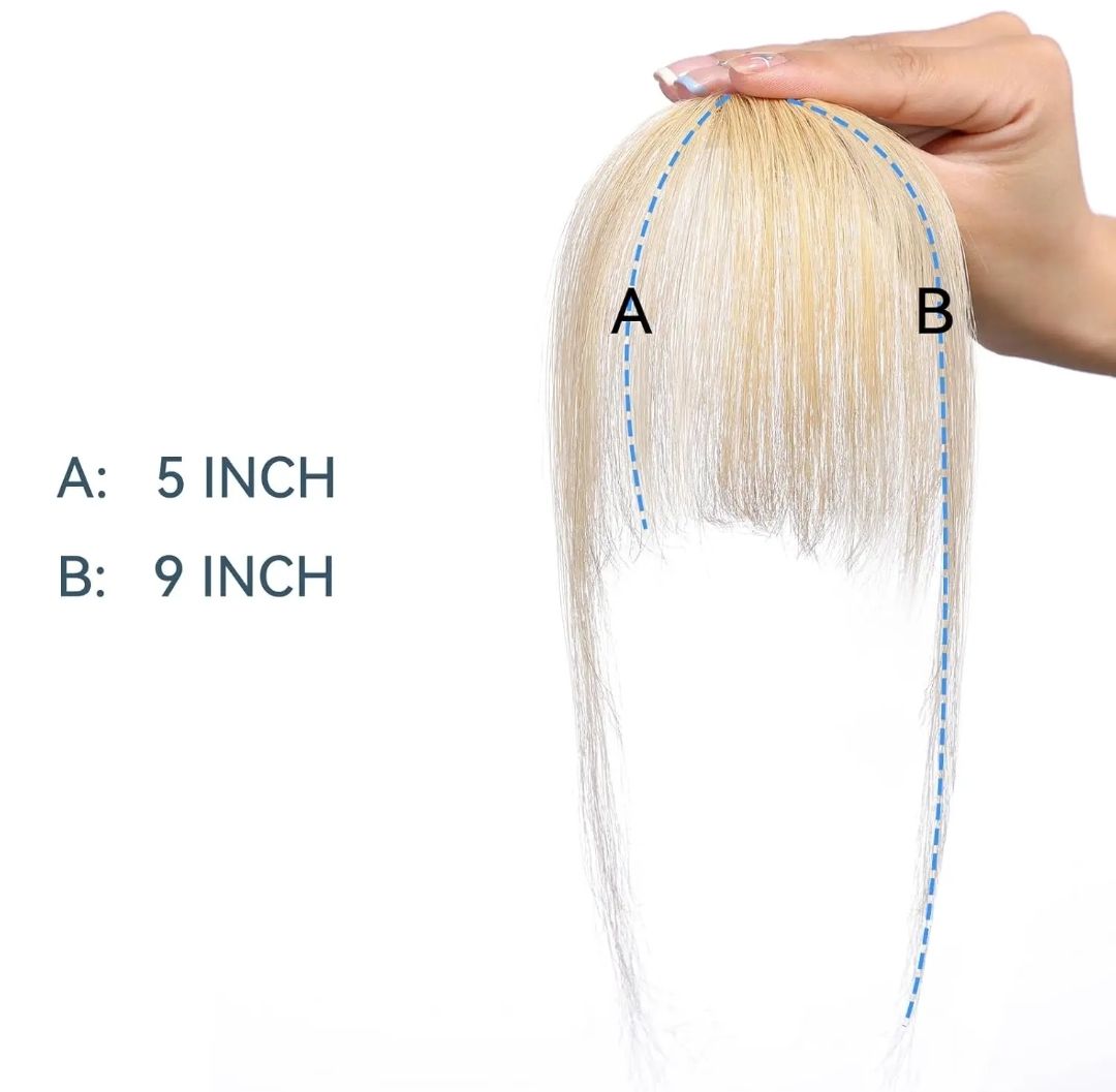 CLIP IN FRINGE EXTENSION HUMAN HAIR