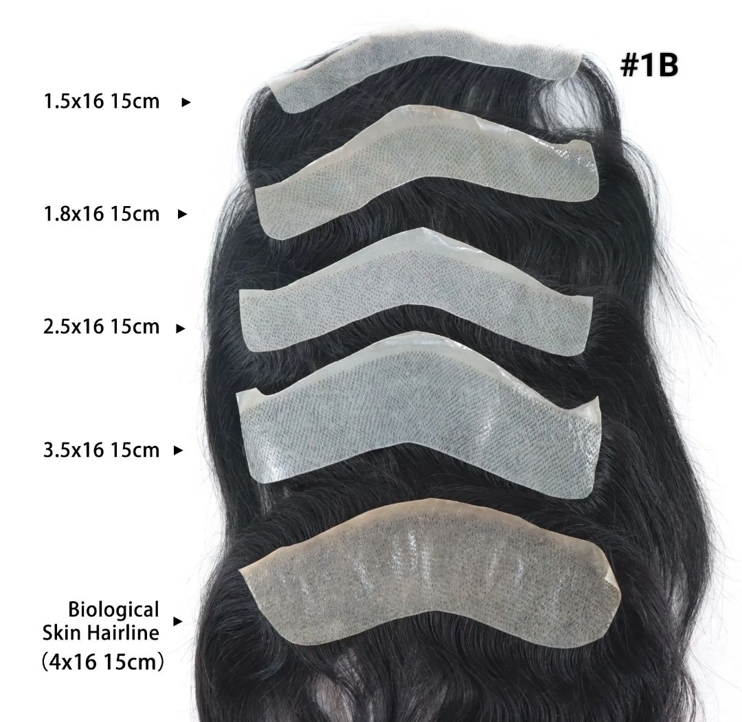 FRONTAL HAIRLINE ULTRA THIN SKIN HUMAN HAIR PROSTHESIS